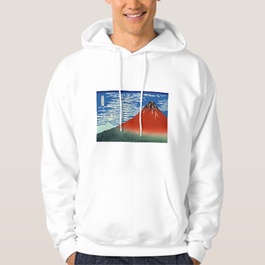 Katsushika Hokusai - Fine Wind, Clear Morning Hoodie (Voorkant)