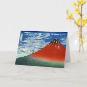 Katsushika Hokusai - Fine Wind, Clear Morning Kaart (Gele Bloem)