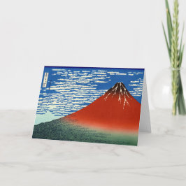 Katsushika Hokusai - Fine Wind, Clear Morning Kaart