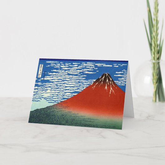 Katsushika Hokusai - Fine Wind, Clear Morning Kaart (Voorkant)