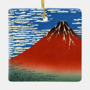 Katsushika Hokusai - Fine Wind, Clear Morning Keramisch Ornament