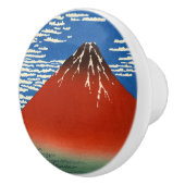 Katsushika Hokusai - Fine Wind, Clear Morning Keramische Knop (Rechts)