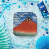 Katsushika Hokusai - Fine Wind, Clear Morning Papieren Bordje (Feest)