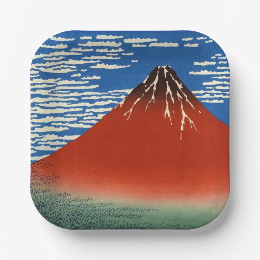 Katsushika Hokusai - Fine Wind, Clear Morning Papieren Bordje (Voorkant)