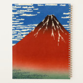 Katsushika Hokusai - Fine Wind, Clear Morning Planner (Achterkant)