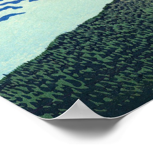 Katsushika Hokusai - Fine Wind, Clear Morning Poster (Hoek)