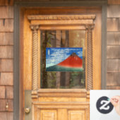 Katsushika Hokusai - Fine Wind, Clear Morning Raamsticker (Huis Deur)