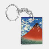 Katsushika Hokusai - Fine Wind, Clear Morning Sleutelhanger (Voorkant Links)