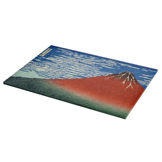 Katsushika Hokusai - Fine Wind, Clear Morning Snijplank (Hoek)