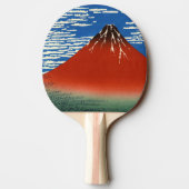 Katsushika Hokusai - Fine Wind, Clear Morning Tafeltennisbatje (Achterkant)