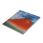 Katsushika Hokusai - Fine Wind, Clear Morning Tegeltje (Zijkant)