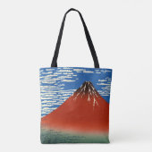 Katsushika Hokusai - Fine Wind, Clear Morning Tote Bag (Achterkant)