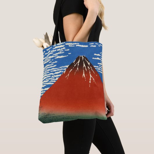 Katsushika Hokusai - Fine Wind, Clear Morning Tote Bag (Dichtbij)
