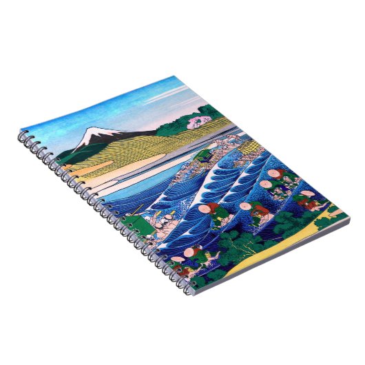 Katsushika Hokusai - Fuji van Kanaya op Tokaido Notitieboek (Rechterzijde)