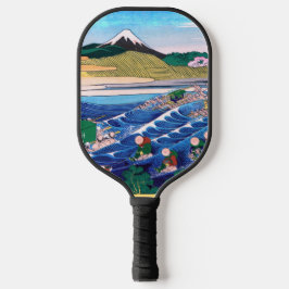 Katsushika Hokusai - Fuji van Kanaya op Tokaido Pickleball Paddle