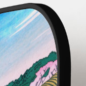 Katsushika Hokusai - Fuji van Kanaya op Tokaido Pickleball Paddle (Links Detail)