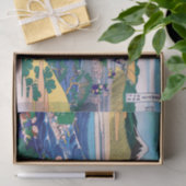 Katsushika Hokusai - Fuji van Kanaya op Tokaido Tissuepapier (Geschenk)