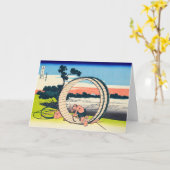 Katsushika Hokusai - Fujimigahara, provincie Owari Kaart (Gele Bloem)