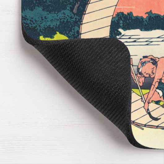 Katsushika Hokusai - Fujimigahara, provincie Owari Muismat (Hoek)