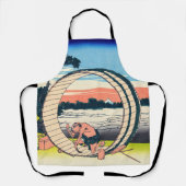 Katsushika Hokusai - Fujimigahara, provincie Owari Schort (Voorkant)