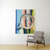 Katsushika Hokusai - Fujimigahara, provincie Owari Wandkleed (In situ)