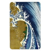 Katsushika Hokusai - Gekleurde Grote Golf Magneet (Verticaal)