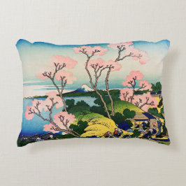 Katsushika Hokusai - Gotenyama, Tokaido, Shinagawa Accent Kussen