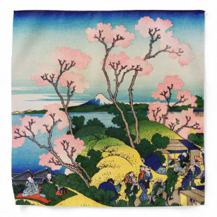 Katsushika Hokusai - Gotenyama, Tokaido, Shinagawa Bandana