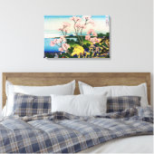 Katsushika Hokusai - Gotenyama, Tokaido, Shinagawa Canvas Afdruk (Insitu (Slaapkamer))