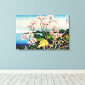 Katsushika Hokusai - Gotenyama, Tokaido, Shinagawa Canvas Afdruk (Insitu (Houten vloer))