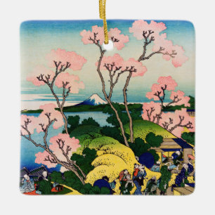 Katsushika Hokusai - Gotenyama, Tokaido, Shinagawa Keramisch Ornament