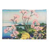 Katsushika Hokusai - Gotenyama, Tokaido, Shinagawa Kussensloop (Achterkant)