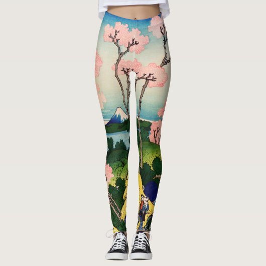 Katsushika Hokusai - Gotenyama, Tokaido, Shinagawa Leggings (Voorkant)