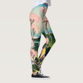 Katsushika Hokusai - Gotenyama, Tokaido, Shinagawa Leggings (Rechts)