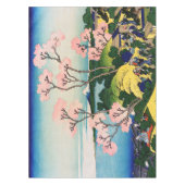 Katsushika Hokusai - Gotenyama, Tokaido, Shinagawa Tafelkleed (Voorkant)