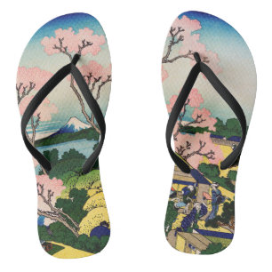 Katsushika Hokusai - Gotenyama, Tokaido, Shinagawa Teenslippers