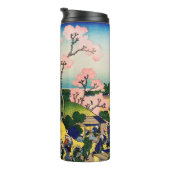 Katsushika Hokusai - Gotenyama, Tokaido, Shinagawa Thermosbeker (Geroteerd rechts)