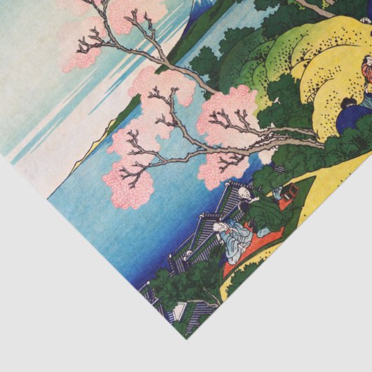 Katsushika Hokusai - Gotenyama, Tokaido, Shinagawa Tissuepapier (Detail)