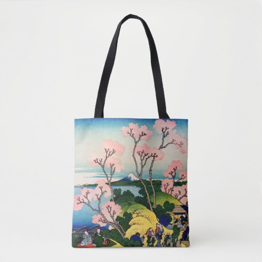 Katsushika Hokusai - Gotenyama, Tokaido, Shinagawa Tote Bag (Voorkant)