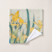 Katsushika Hokusai - Grasshopper en Iris Bad Handdoek (Wasdoekje)