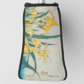 Katsushika Hokusai - Grasshopper en Iris Golfheadcover (Draai 90)