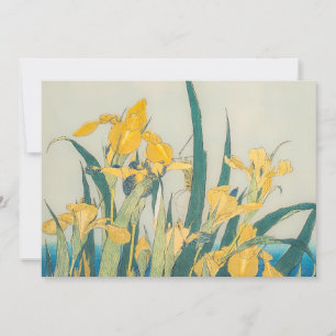 Katsushika Hokusai - Grasshopper en Iris Kaart