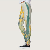 Katsushika Hokusai - Grasshopper en Iris Leggings (Links)