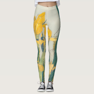 Katsushika Hokusai - Grasshopper en Iris Leggings