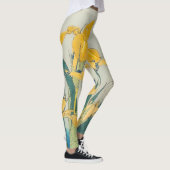 Katsushika Hokusai - Grasshopper en Iris Leggings (Rechts)