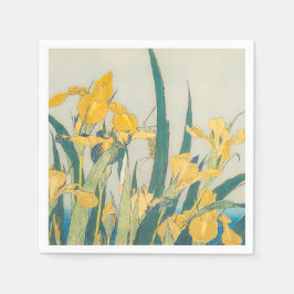 Katsushika Hokusai - Grasshopper en Iris Servet