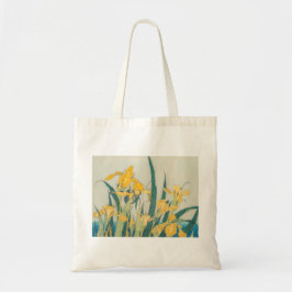 Katsushika Hokusai - Grasshopper en Iris Tote Bag