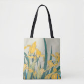 Katsushika Hokusai - Grasshopper en Iris Tote Bag (Voorkant)