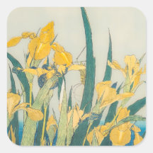 Katsushika Hokusai - Grasshopper en Iris