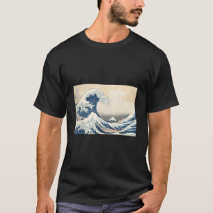 Katsushika Hokusai - Grote golf bij Kanagawa T-shirt